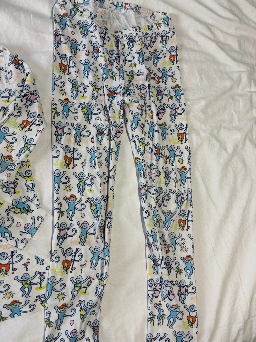 Roller Rabbit Multicolored Palm Beach-Print Kids Pajama Set - Unisex